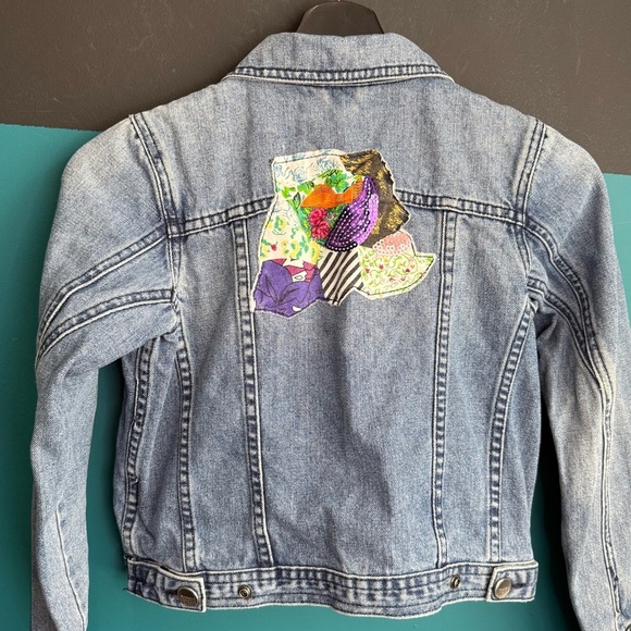 Desigual Multicolor Patchwork Jean Jacket - Picture 6 of 12